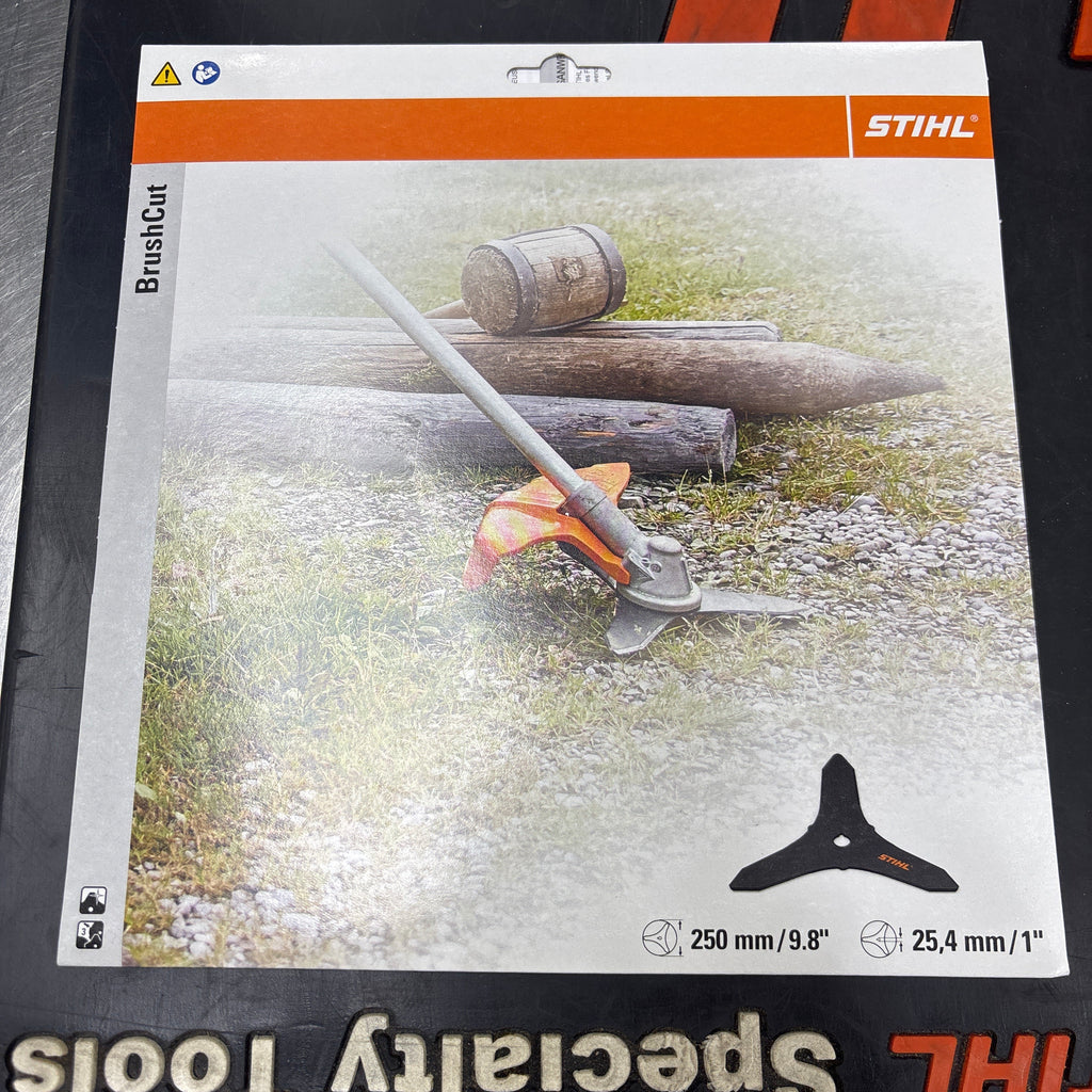 stihl brushcutter blade 3 tooth 4112 713 4100