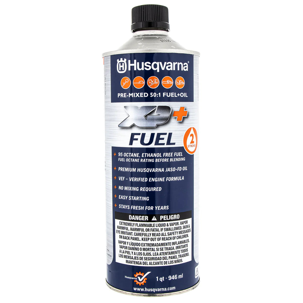 Husqvarna XP Pre-Mixed 2-Stroke Fuel and Engine Oil - 1 Qt 581158701
