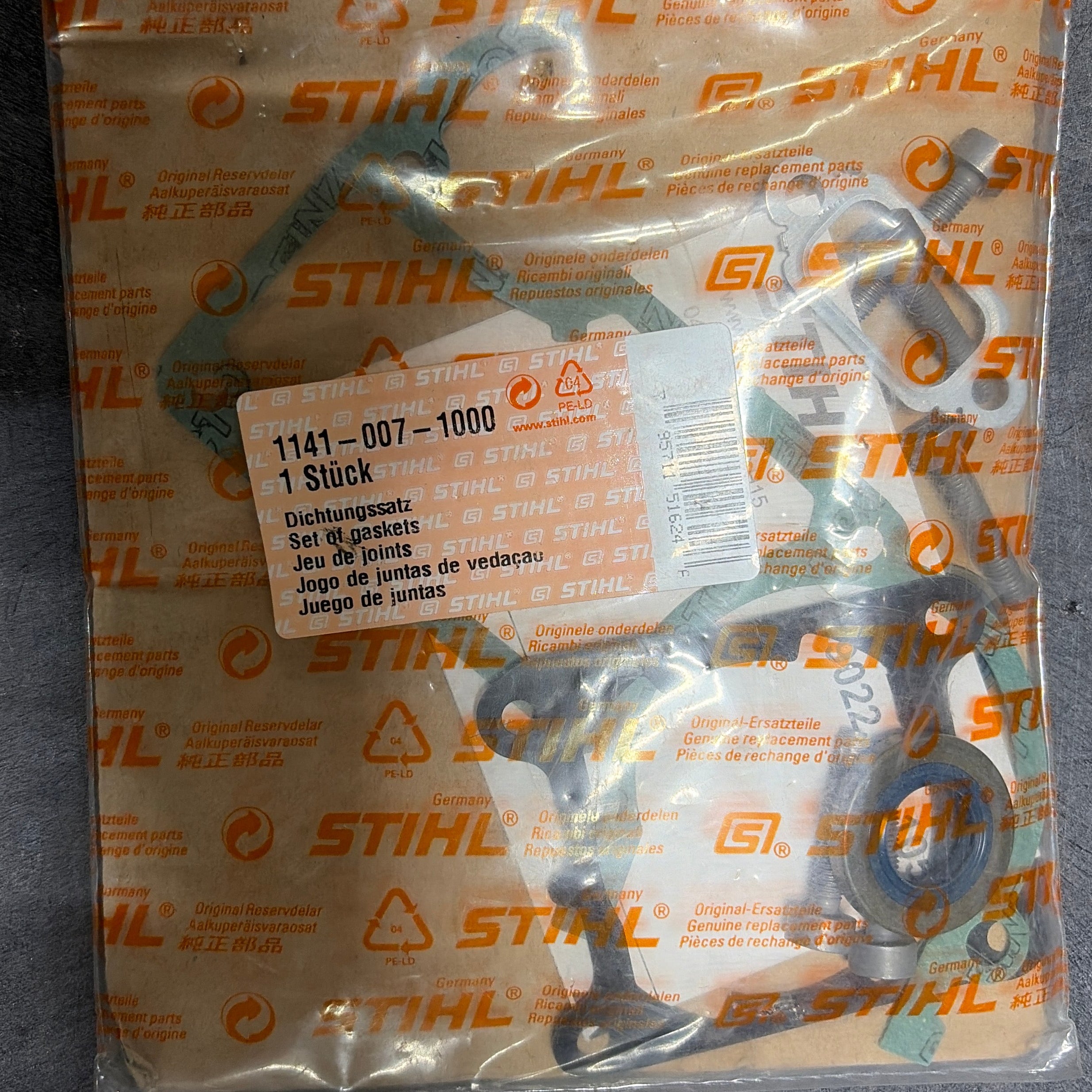stihl gasket set 1141 007 1000