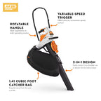 stihl sha 56 battery shredder vac blower sa02 011 7101 us