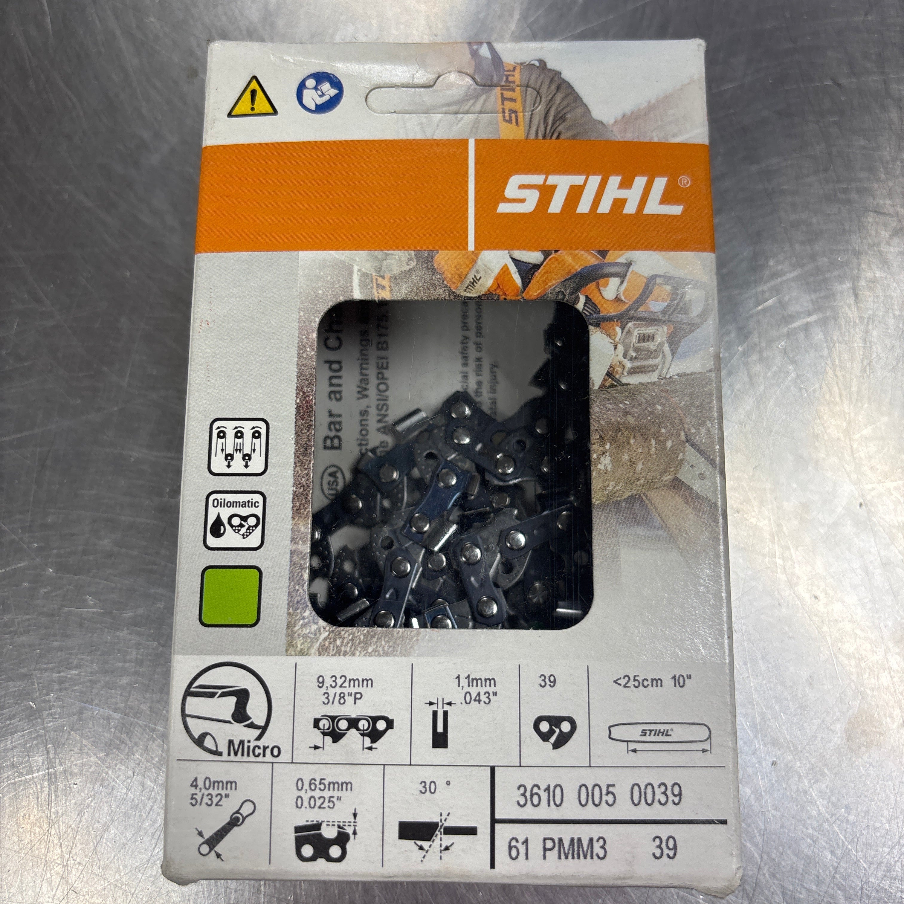 stihl 61pmm3 39 micro saw chain loop 3610 005 0039