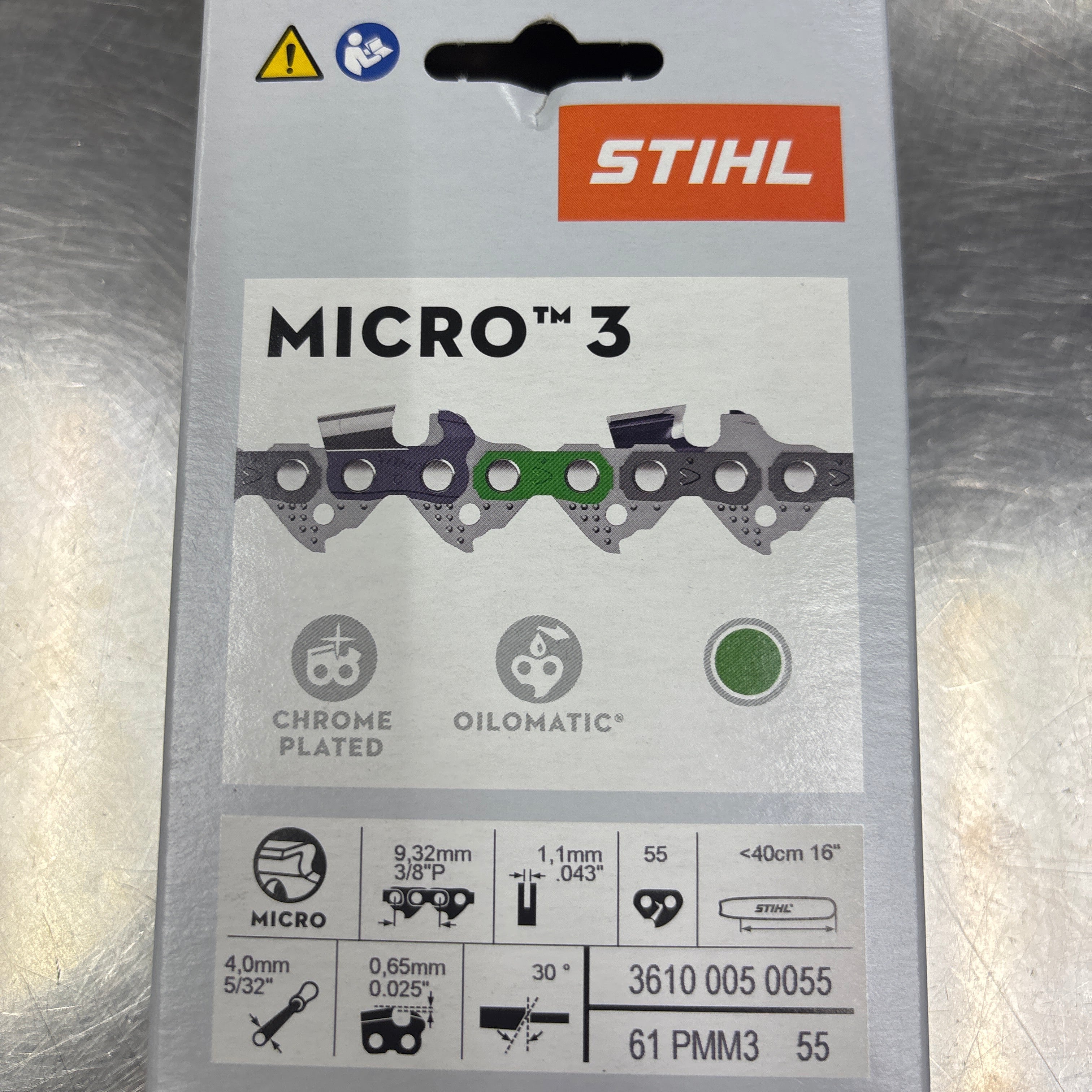 stihl 61pmm3 55 micro saw chain loop 3610 005 0055
