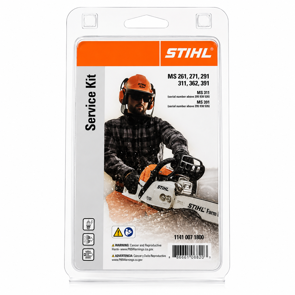 stihl chainsaw service kit 1141 007 1800