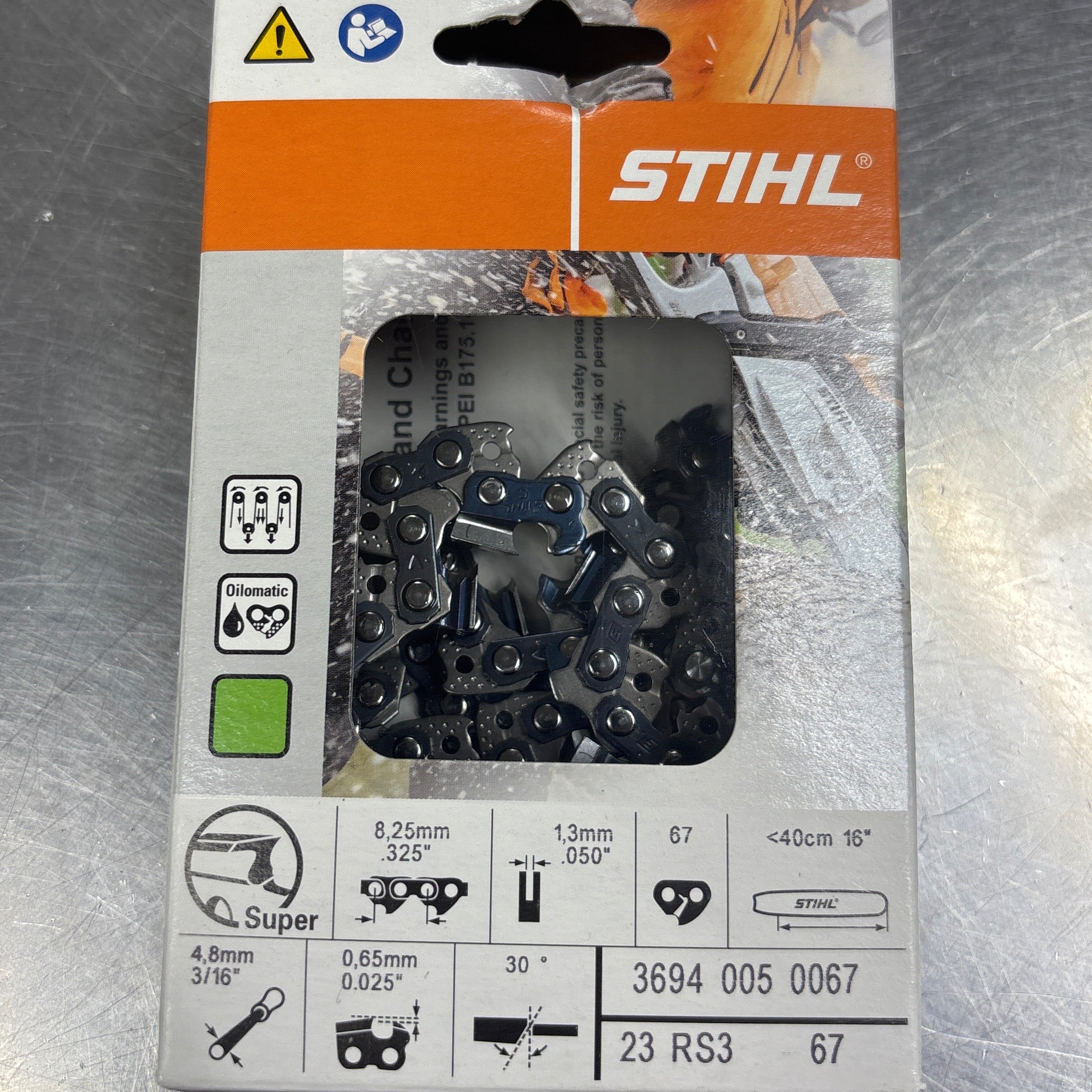 stihl 23rs3 67 super saw chain loop 3694 005 0067