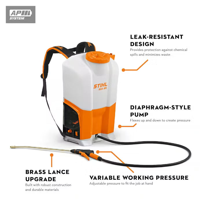 stihl sga 85 battery sprayer 4854 011 7001 us