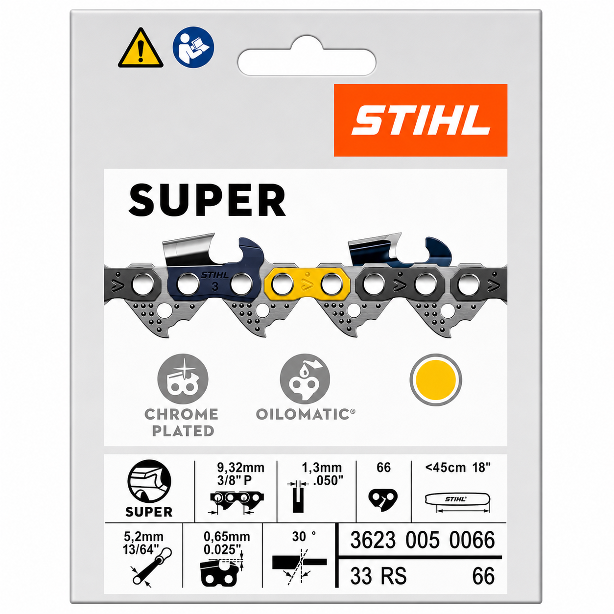 stihl 33rs 66 rapid super saw chain loop 3623 005 0066