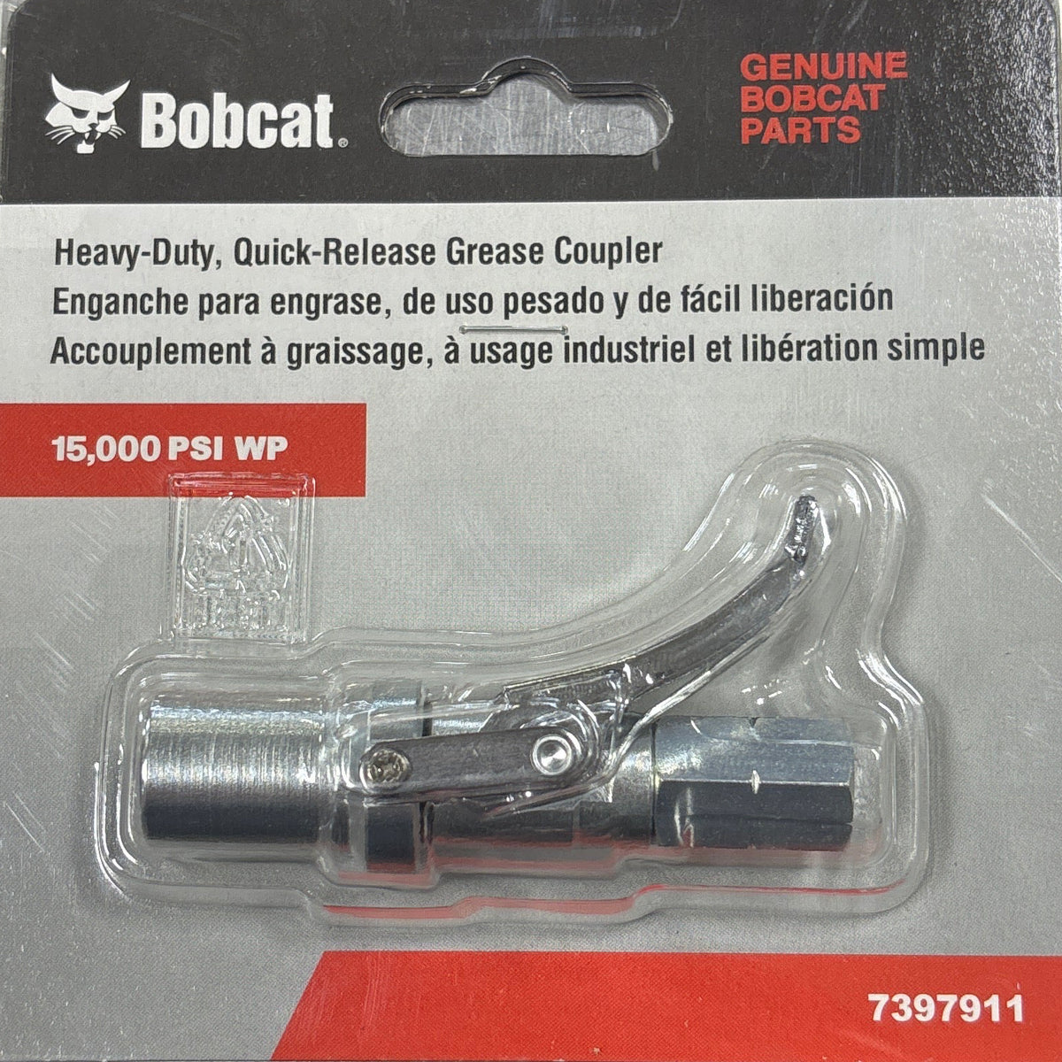 Heavy Duty Quick-Release Grease Coupler