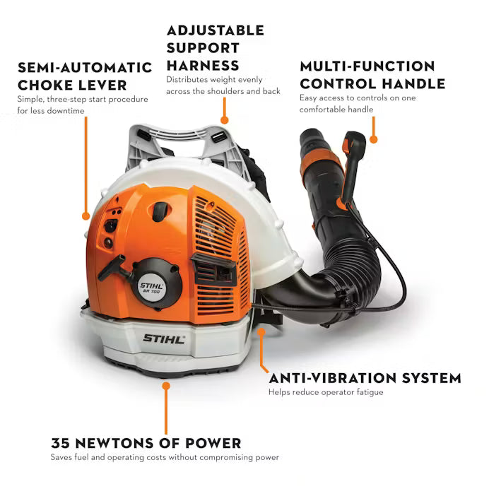 stihl br 700 backpack blower 4282 011 1638 us