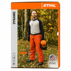 stihl orange 6 layer chainsaw protective apron chap