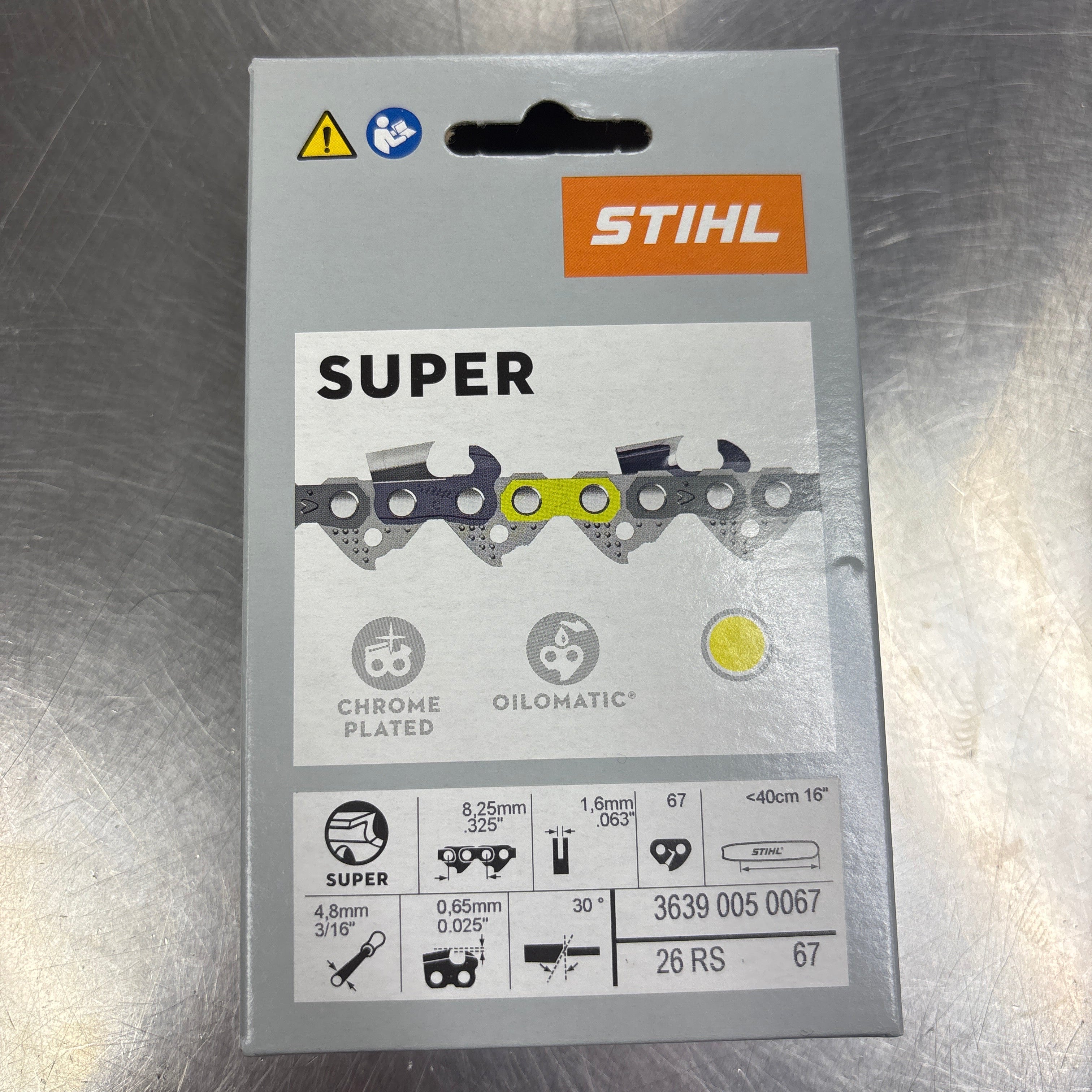 stihl 26rs 67 rapid super saw chain loop 3639 005 0067