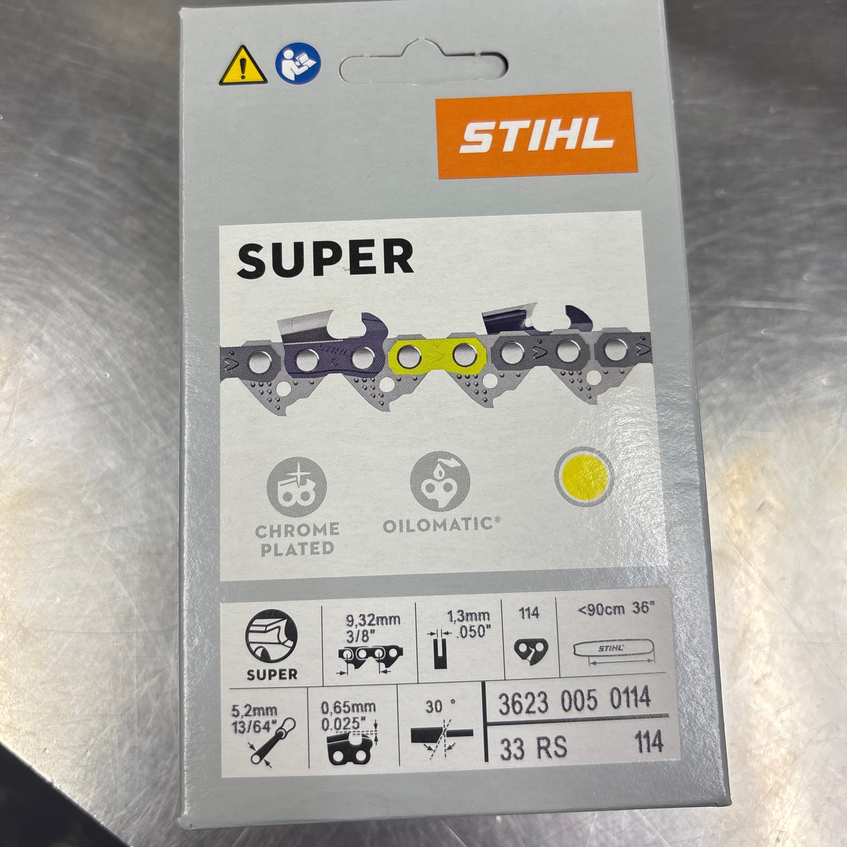 stihl 33rs 114 rapid super saw chain loop 3623 005 0114