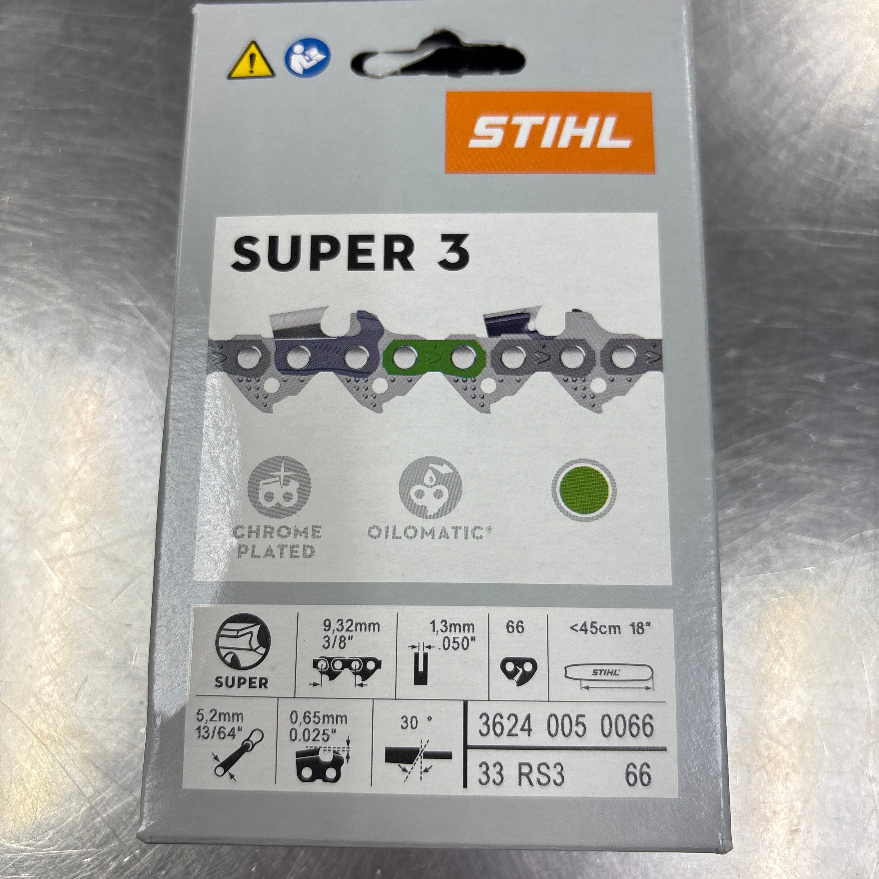 stihl 33rs3 66 rapid super saw chain loop 3624 005 0066