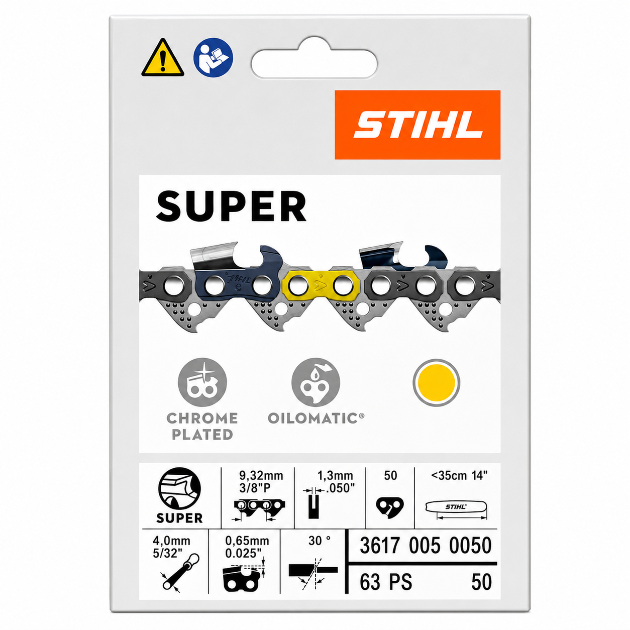 stihl 63ps 50 super saw chain loop 3617 005 0050