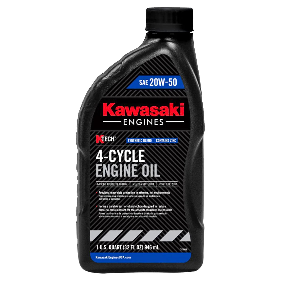 kawasaki 20w 50 engine oil 1 quart 99969 6298