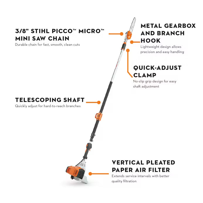 stihl ht 135 gas pole pruner 4182 200 0201 us