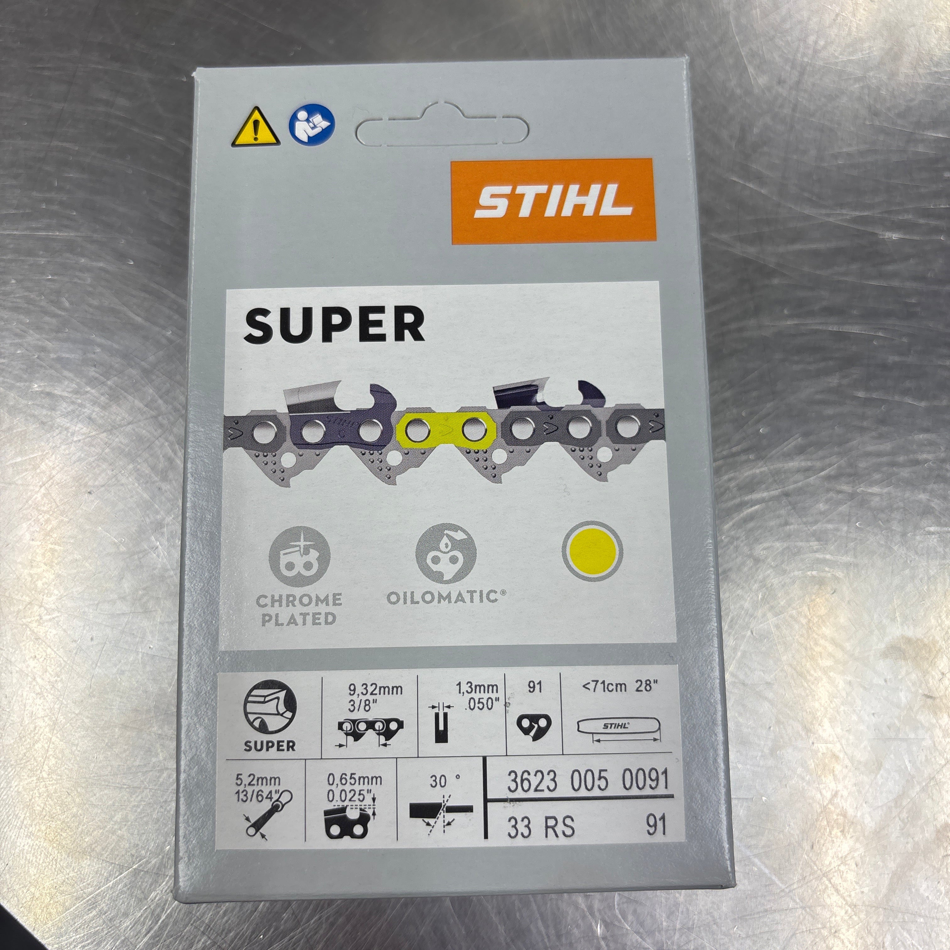 stihl 33rs 91 rapid super saw chain loop 3623 005 0091