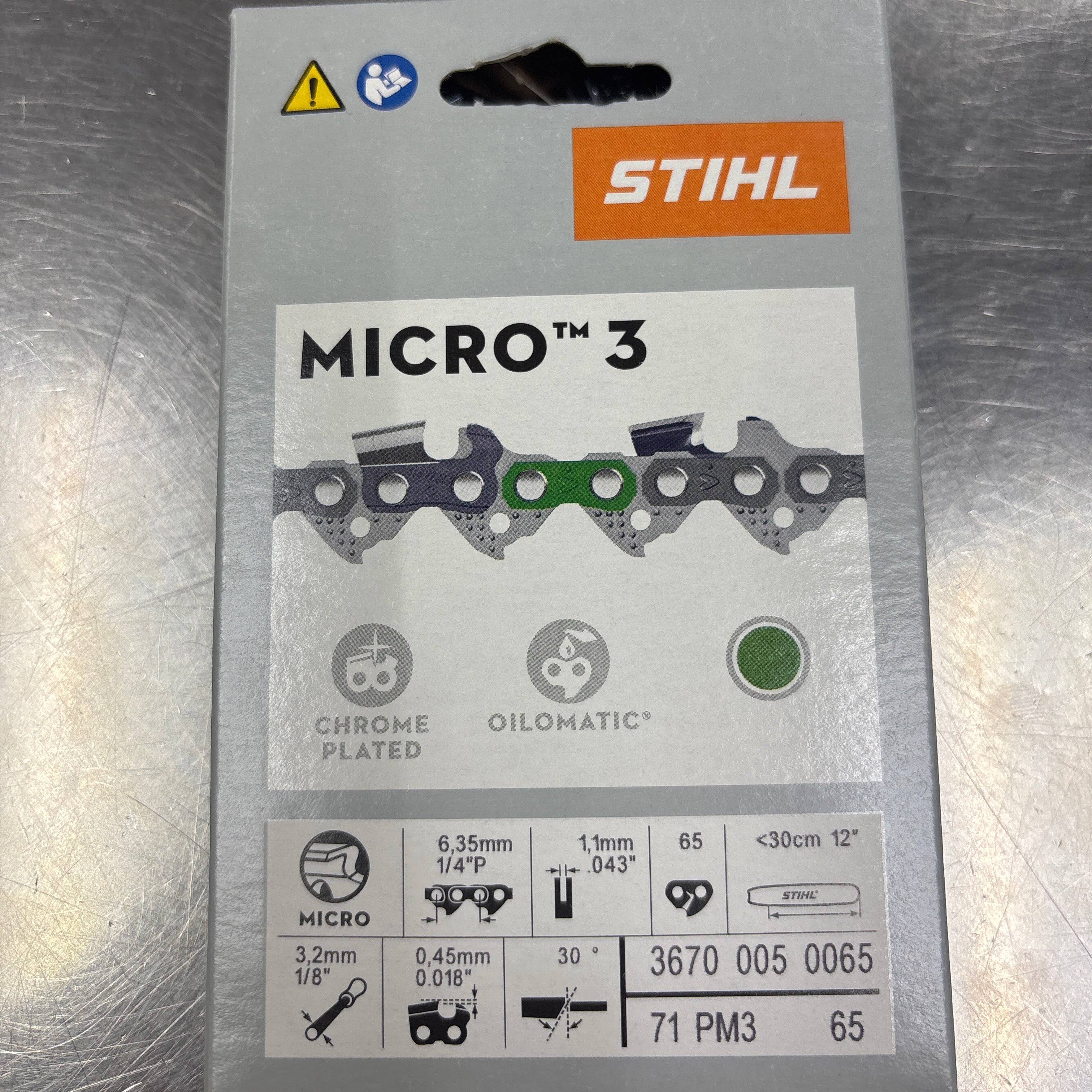 stihl 71pm3 65 micro saw chain loop 3670 005 0065