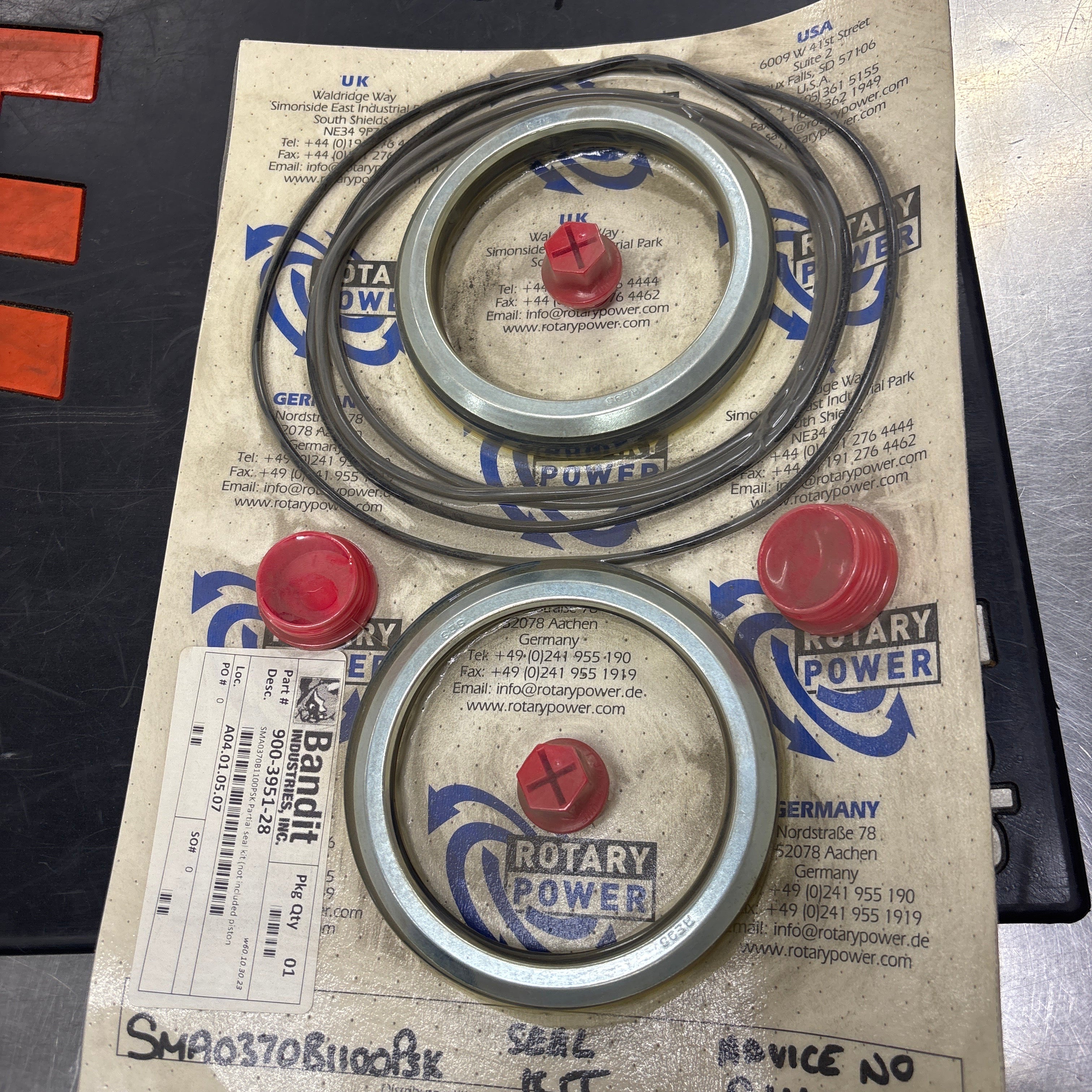 bandit industries seal kit head 900 3951 28