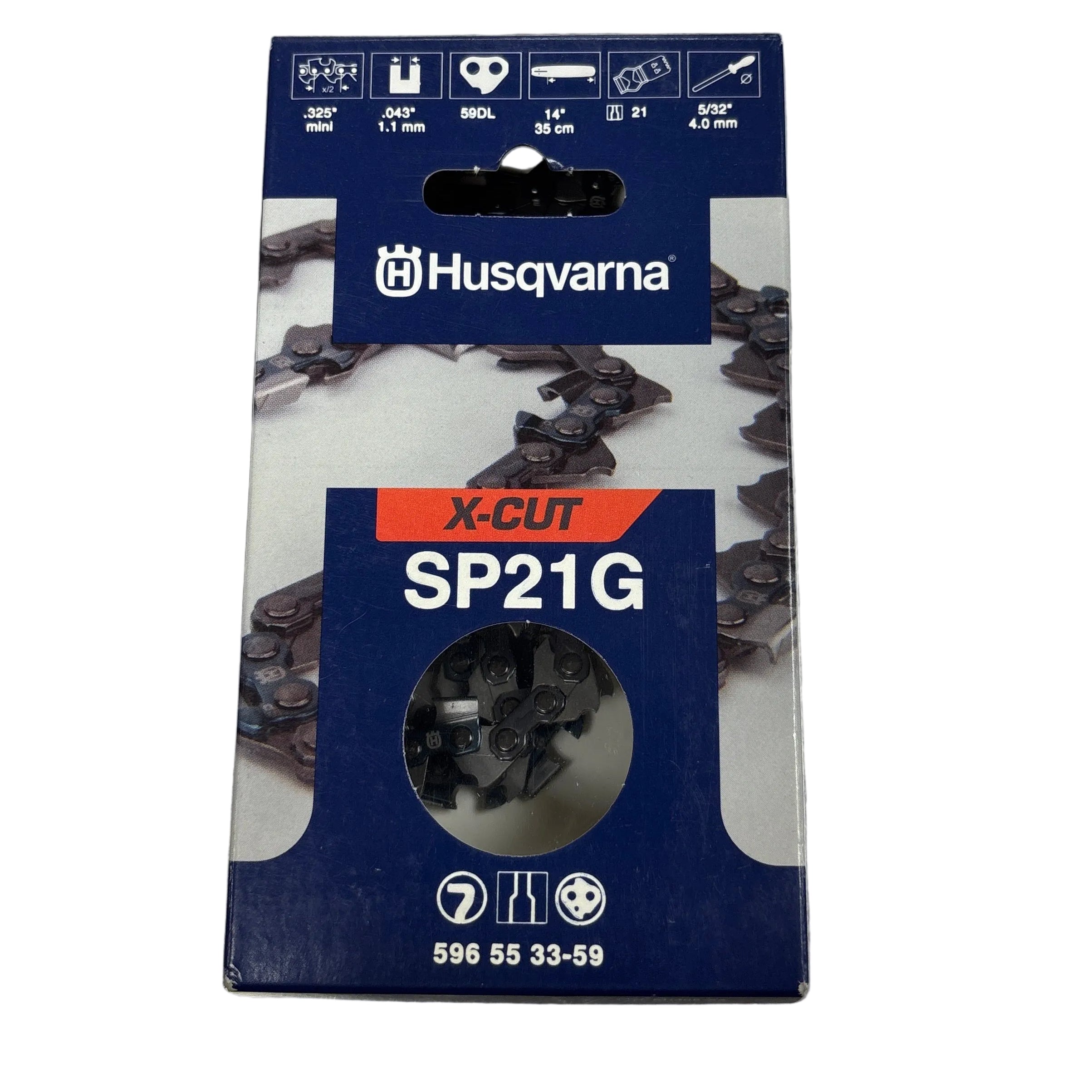 Husqvarna X-CUT SP21G 14 inch chain 596553359