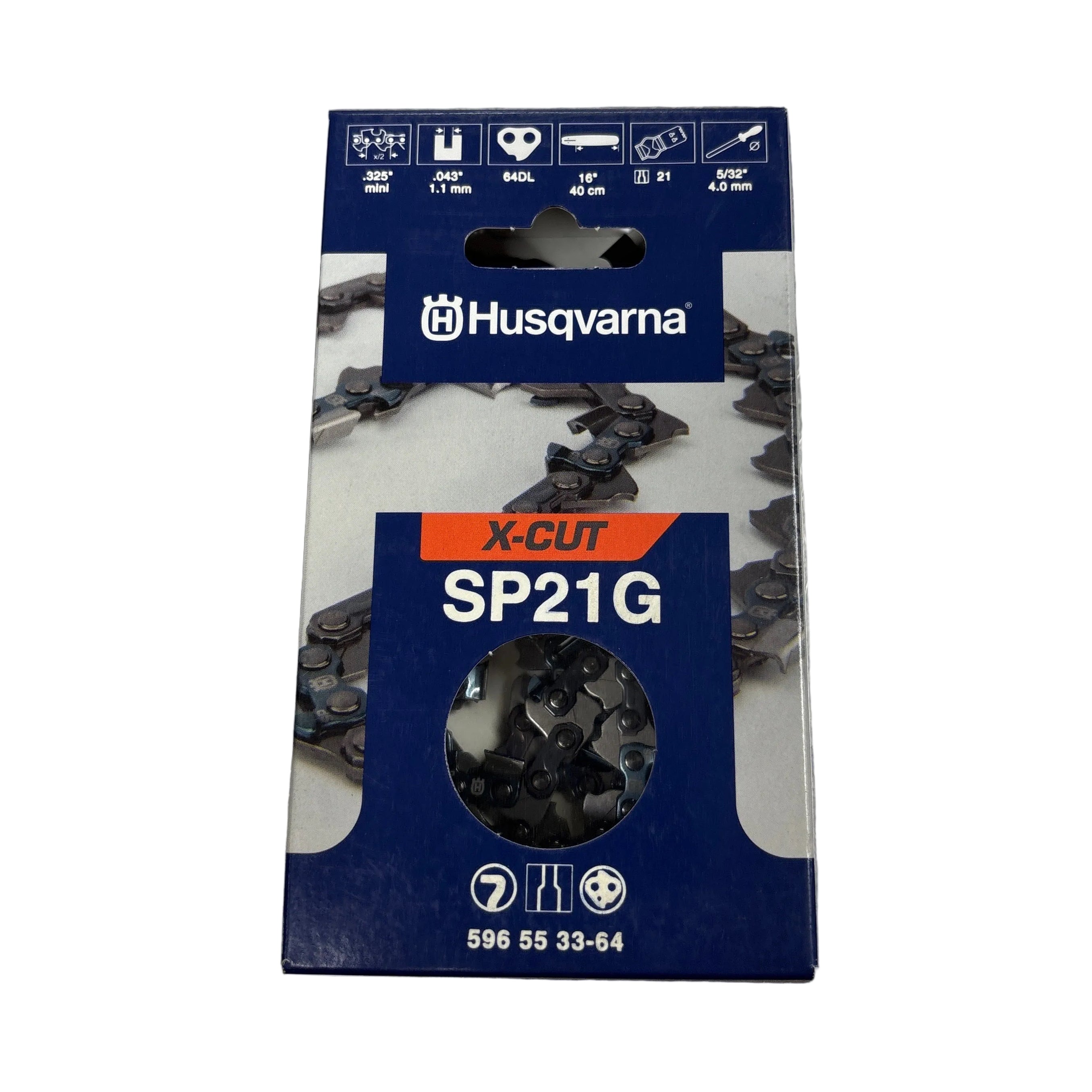 Husqvarna X-CUT SP21G 16” Chain 59655364