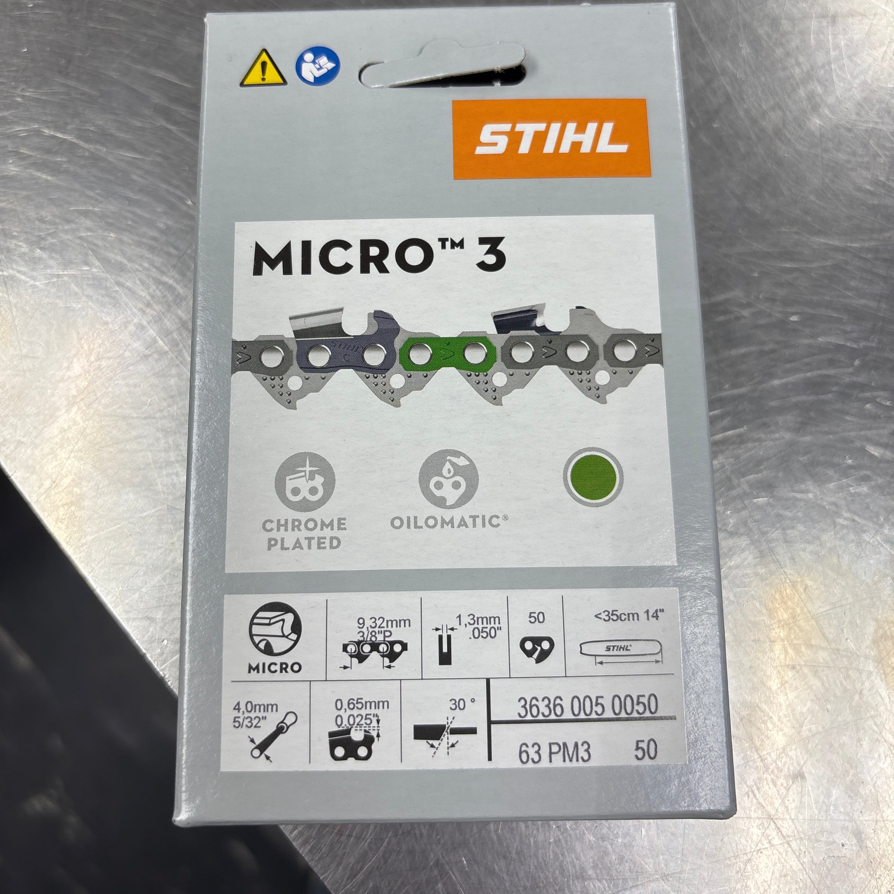 stihl 63pm3 50 micro saw chain loop 3636 005 0050