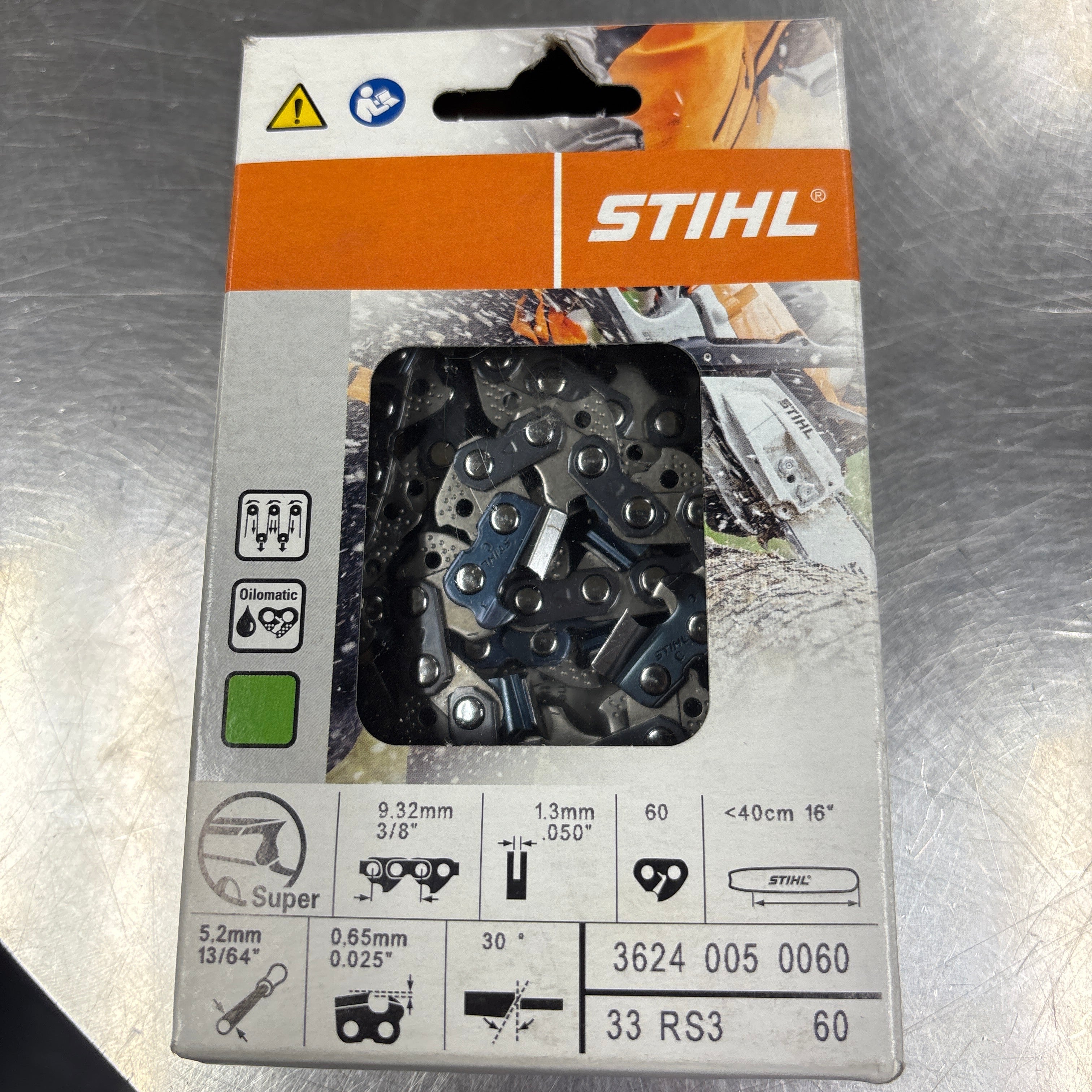 stihl 33rs3 60 rapid super saw chain loop 3624 005 0060