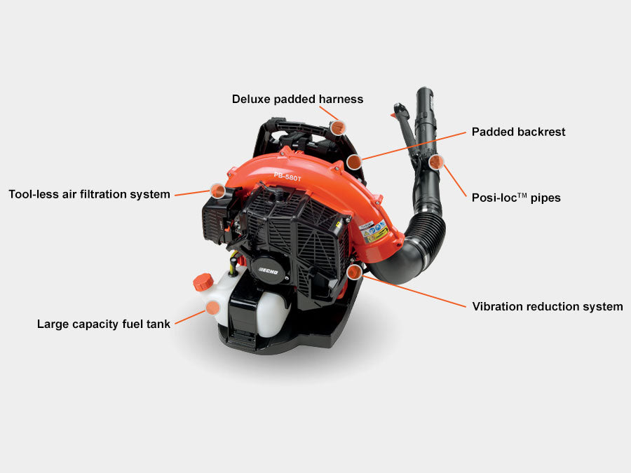 echo power blower pb 580t