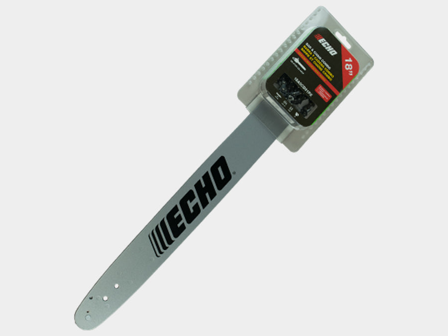 echo 18 in bar chain combo pack cs 400 18vp