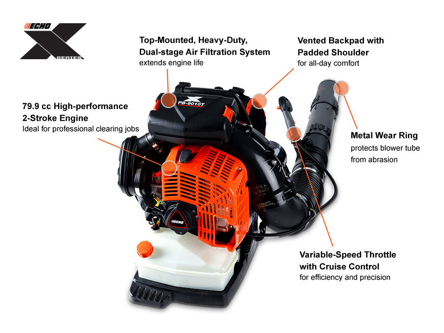 PB-9010T Backpack Blower
