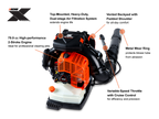 PB-9010T Backpack Blower