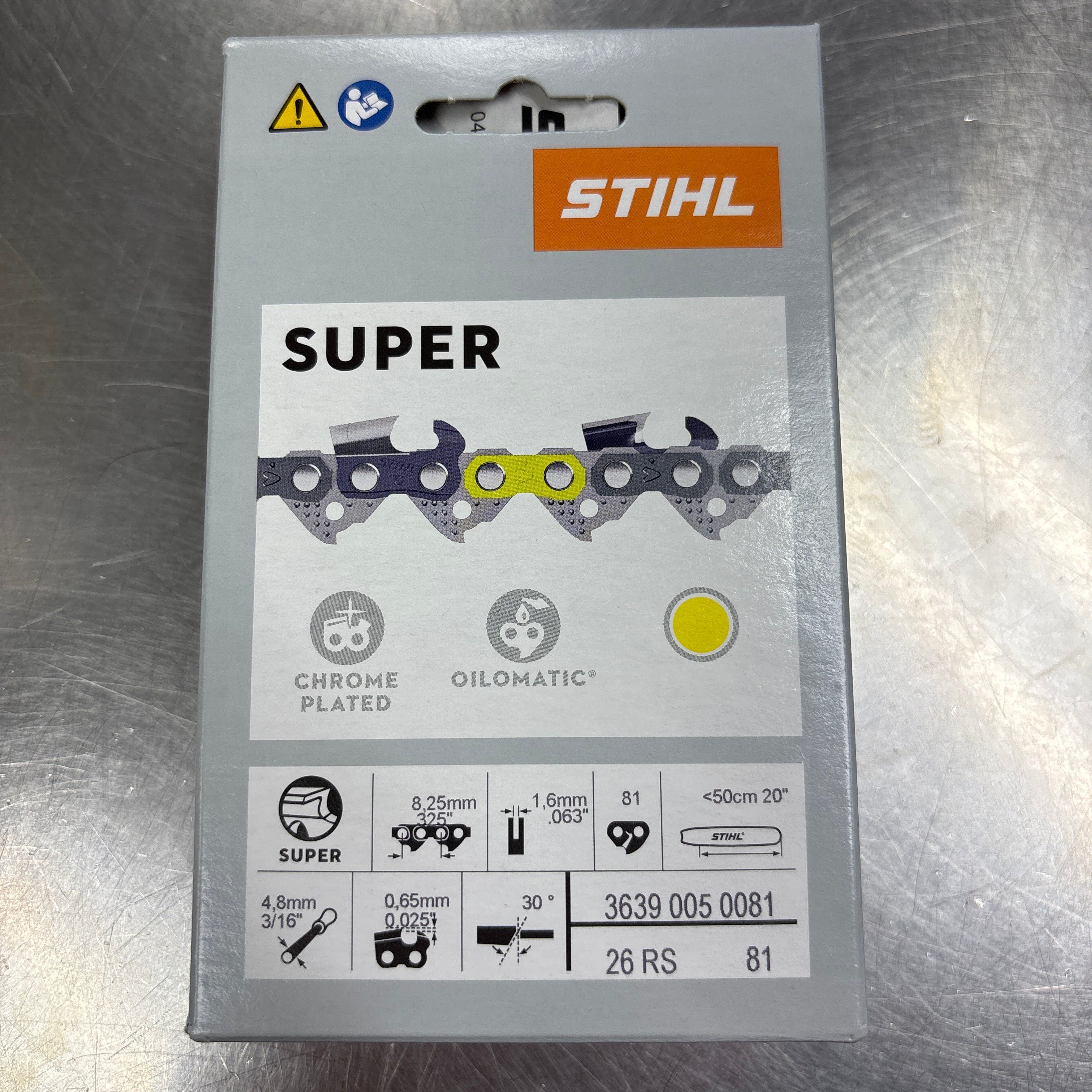 stihl 26rs 81 rapid super saw chain loop 3639 005 0081
