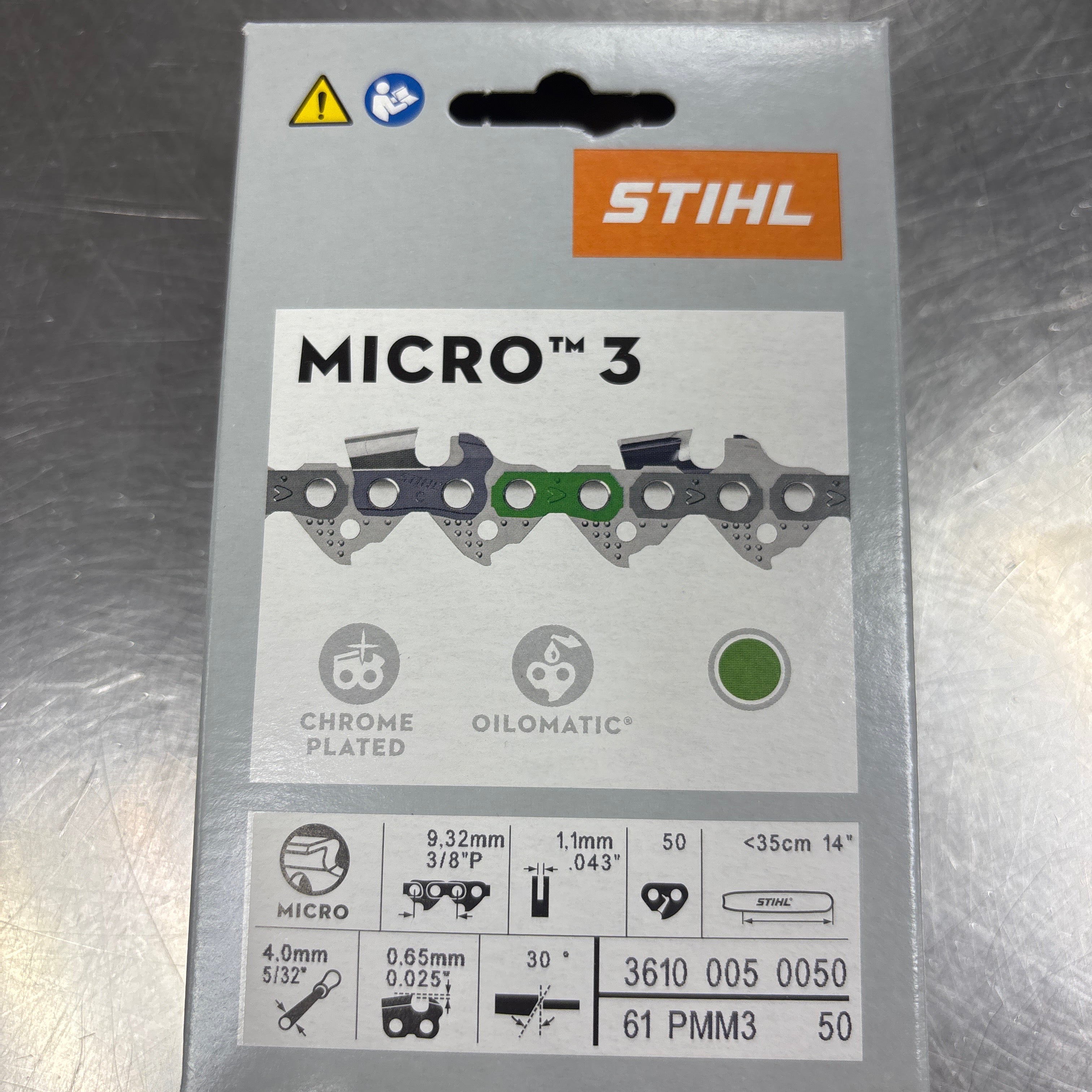 stihl 61pmm3 50 micro saw chain loop 3610 005 0050