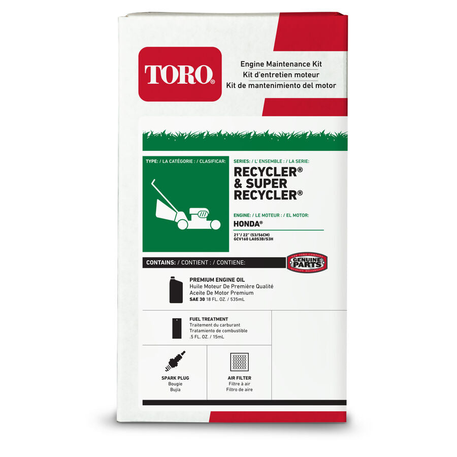 toro 130 8134 walk behind power mower maintenance kit for honda gcv 160