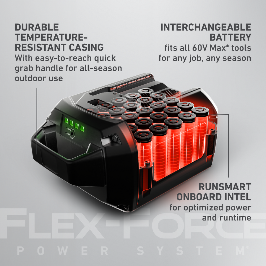 toro 60v max flex force 7 5ah lithium ion battery 88975