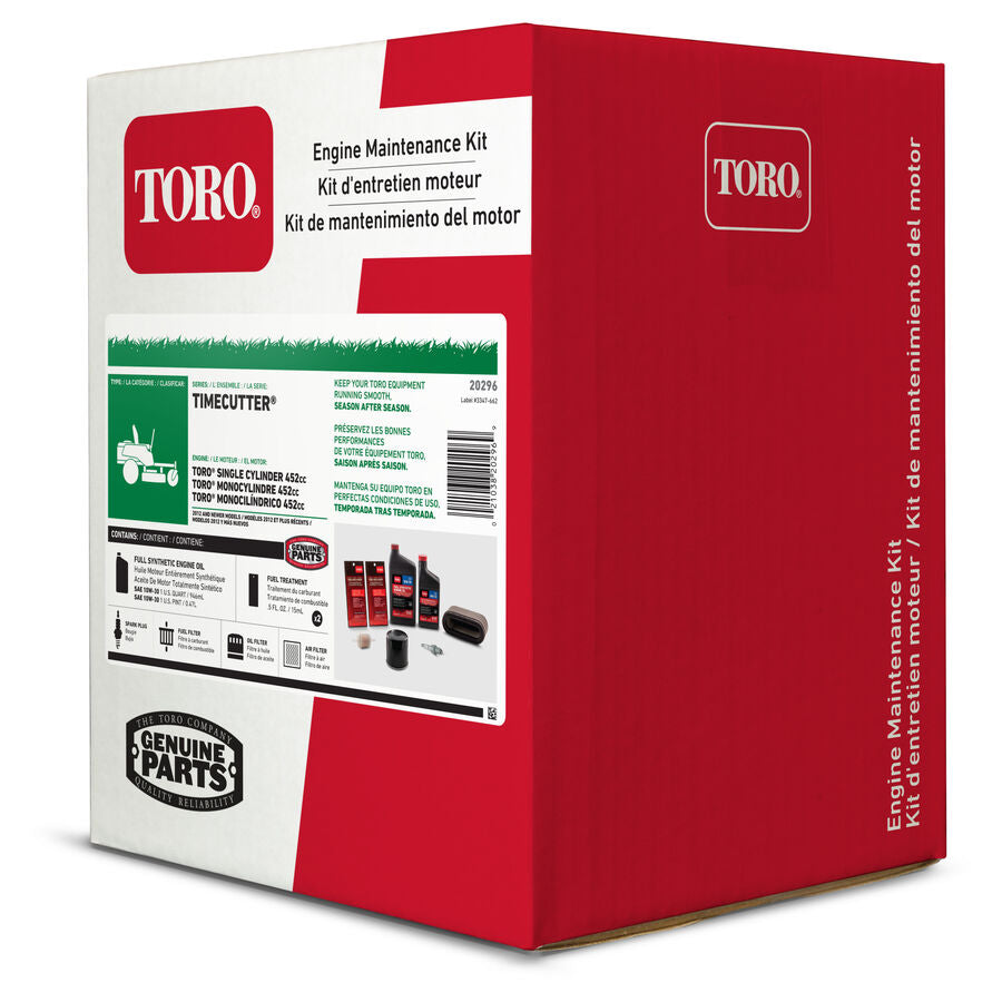 toro 139 0650 timecutter toro engine maintenance kit with heavy duty air filter for single cylinder