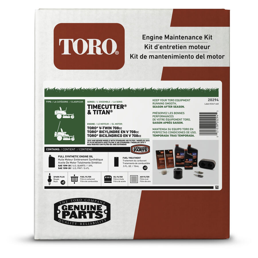 toro maintenance kit toro v twin 142 3604