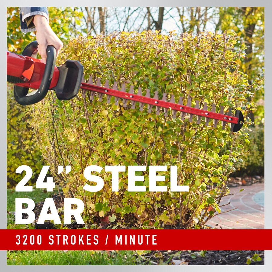 60V MAX* 24 in. Brushless Hedge Trimmer - 2.0Ah Battery Included