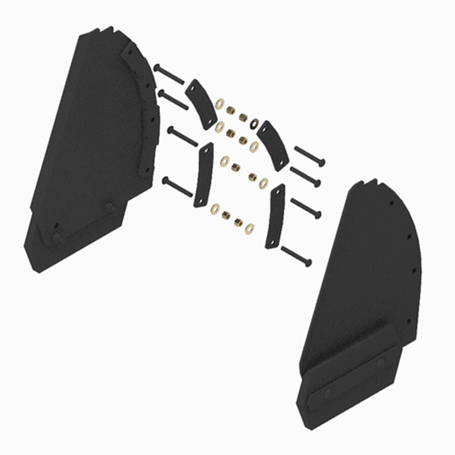 Boss Snowplow ATV Straight Blade Box Wing Kit MSC13870B