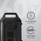 toro 60v max flex force 7 5ah lithium ion battery 88975