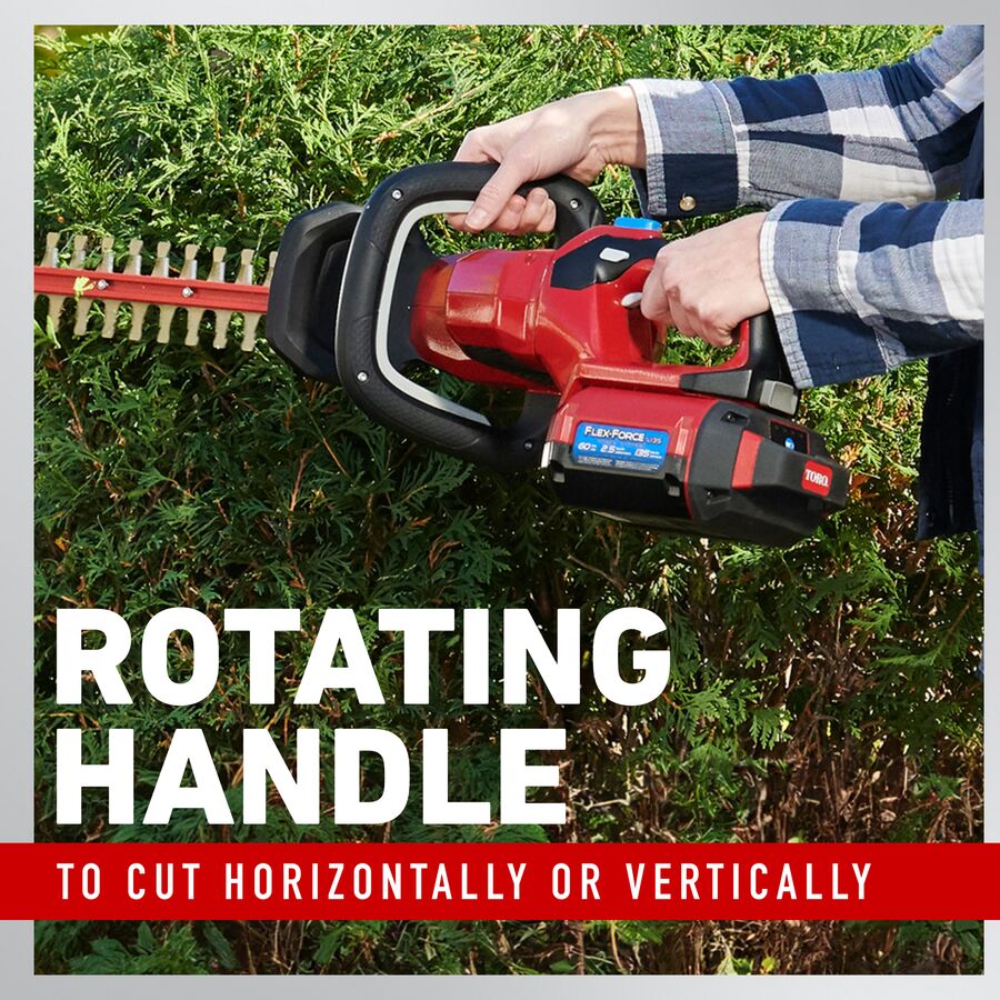 60V MAX* 24 in. Brushless Hedge Trimmer - 2.0Ah Battery Included