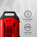 toro 60v max flex force 5 0ah lithium ion battery 88650