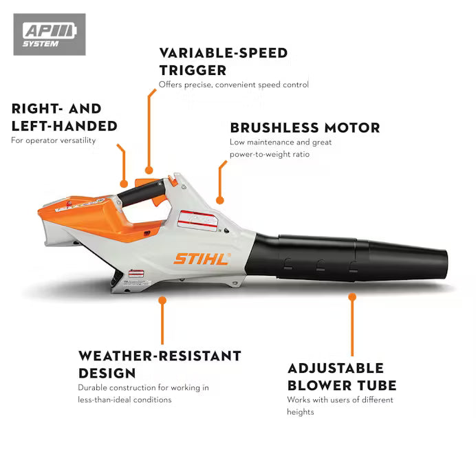 stihl bga 86 battery blower ba02 011 5901 us