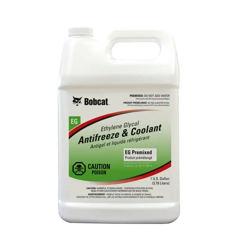 bobcat antifreeze coolant eg premixed 1 gallon 46954716