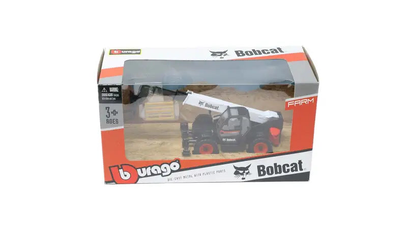 1:50 Bobcat T40 Telehandler with Pallet Fork Toy