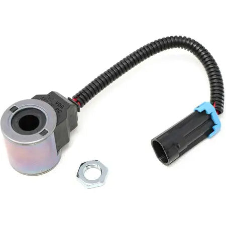 Bobcat Solenoid Coil and Nut for Loaders and Attachments 7272732