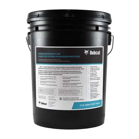 bobcat cool climate hydraulic hydrostatic fluid 5 gallon pail 7486189