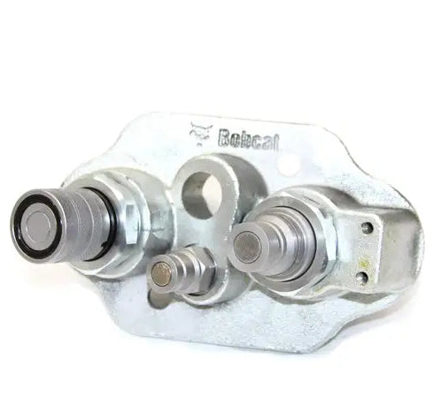 bobcat hydraulic flat face quick coupler block assembly 7246784