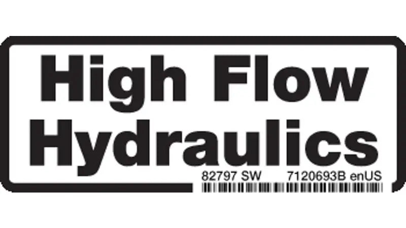 Bobcat High Flow Hydraulics Decal, 7120693
