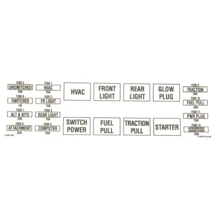 Bobcat Decal for Loaders 7159779