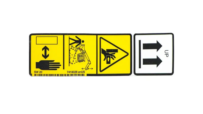 1 x 4 LASD Decal for Loaders